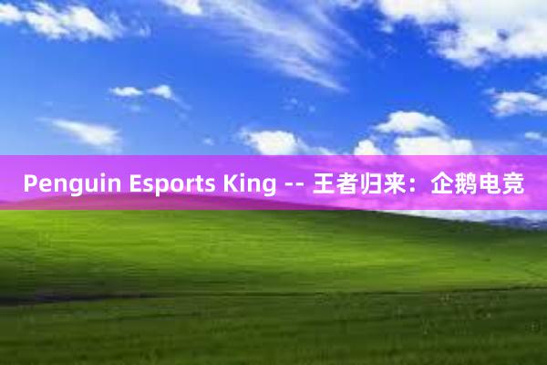 Penguin Esports King -- 王者归来：企鹅电竞