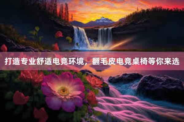 打造专业舒适电竞环境，翻毛皮电竞桌椅等你来选